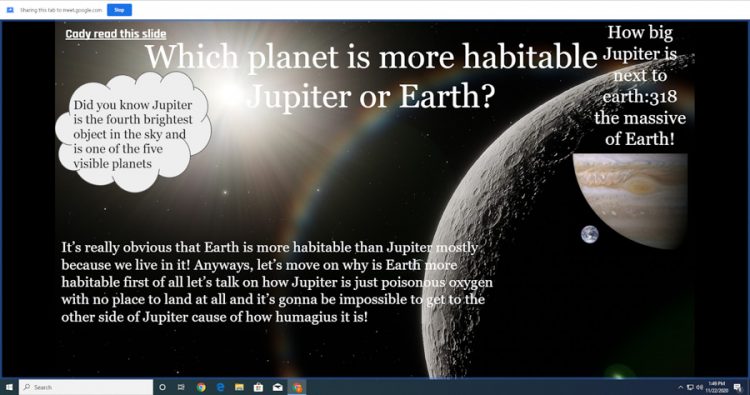 The Earth and Beyond