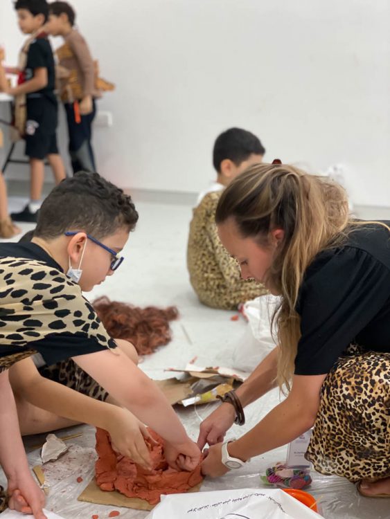 Stone Age Day - clay modelling